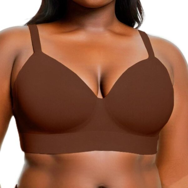 61otCuRGdkL Popilush Bras for Women No Underwire Supportive Push Up Bralettes Wireless Full Coverage Plus Size T-Shirt Bra