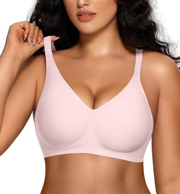 711rsaEDccL Women Comfortable Push Up Bras Wireless Seamless Full Coverage Bralette Buttery Soft Everyday Tshirt Bra Convertible Bra