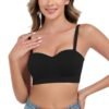 719BRFYuEKL Strapless Bras for Women Wirefree Non-Slip Tube Top Invisible Bralette Seamless Padded Bandeau Bra