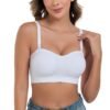 71PC-3c3J4L Strapless Bras for Women Wirefree Non-Slip Tube Top Invisible Bralette Seamless Padded Bandeau Bra