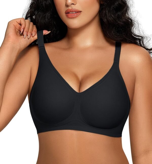 71RNlx+G4KL Women Comfortable Push Up Bras Wireless Seamless Full Coverage Bralette Buttery Soft Everyday Tshirt Bra Convertible Bra