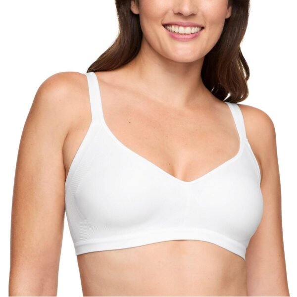 Women's Blissful Benefits Underarm-Smoothing with Seamless Stretch Wireless Lightly Lined Comfort Bra