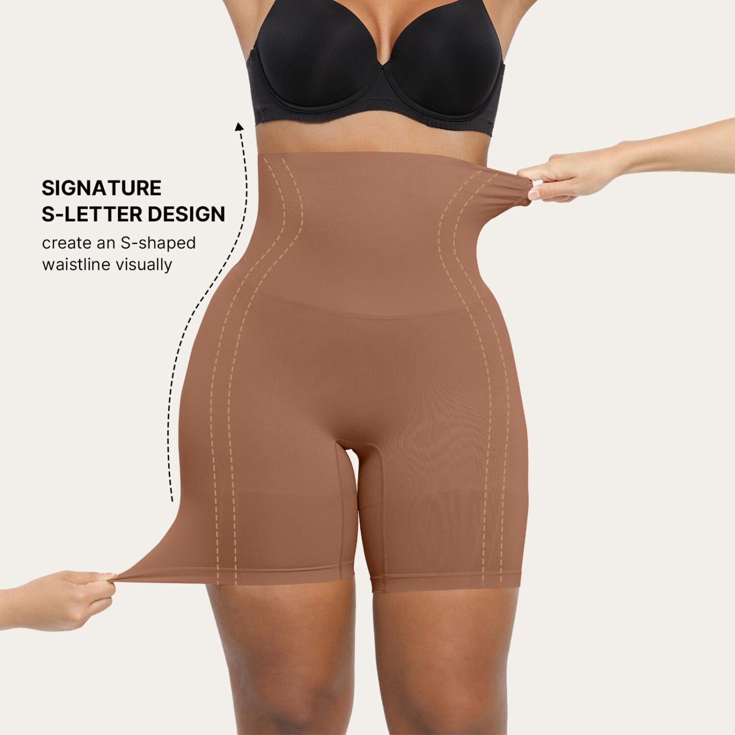 71ban-h5iHL Shapewear Tummy Control Shorts for Women Seamless High Waisted Body Shaper Thigh Slimming Underwear Girdle