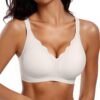 71fNyxlcR+L Womens Seamless Bras No Underwire Supportive Wireless Push Up Full Coverage Bralette Comfort Scalloped T-Shirt Bra