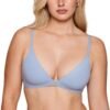 71ghTi2vMdL Women's Inbarely Triangle Bralette Plunge Unlined Seamless Bra No Underwire Sexy Comfortable Everyday