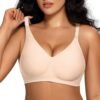 71uFIyOjxlL Women Comfortable Push Up Bras Wireless Seamless Full Coverage Bralette Buttery Soft Everyday Tshirt Bra Convertible Bra