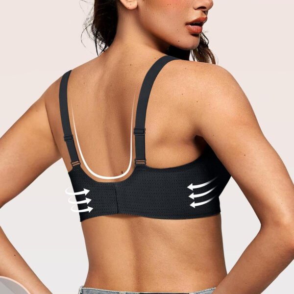 Womens Deep V Bras Wireless Comfortable Bra Supportive No Underwire Bras Tshirt Push Up Bralettes Plunge Seamless Bra