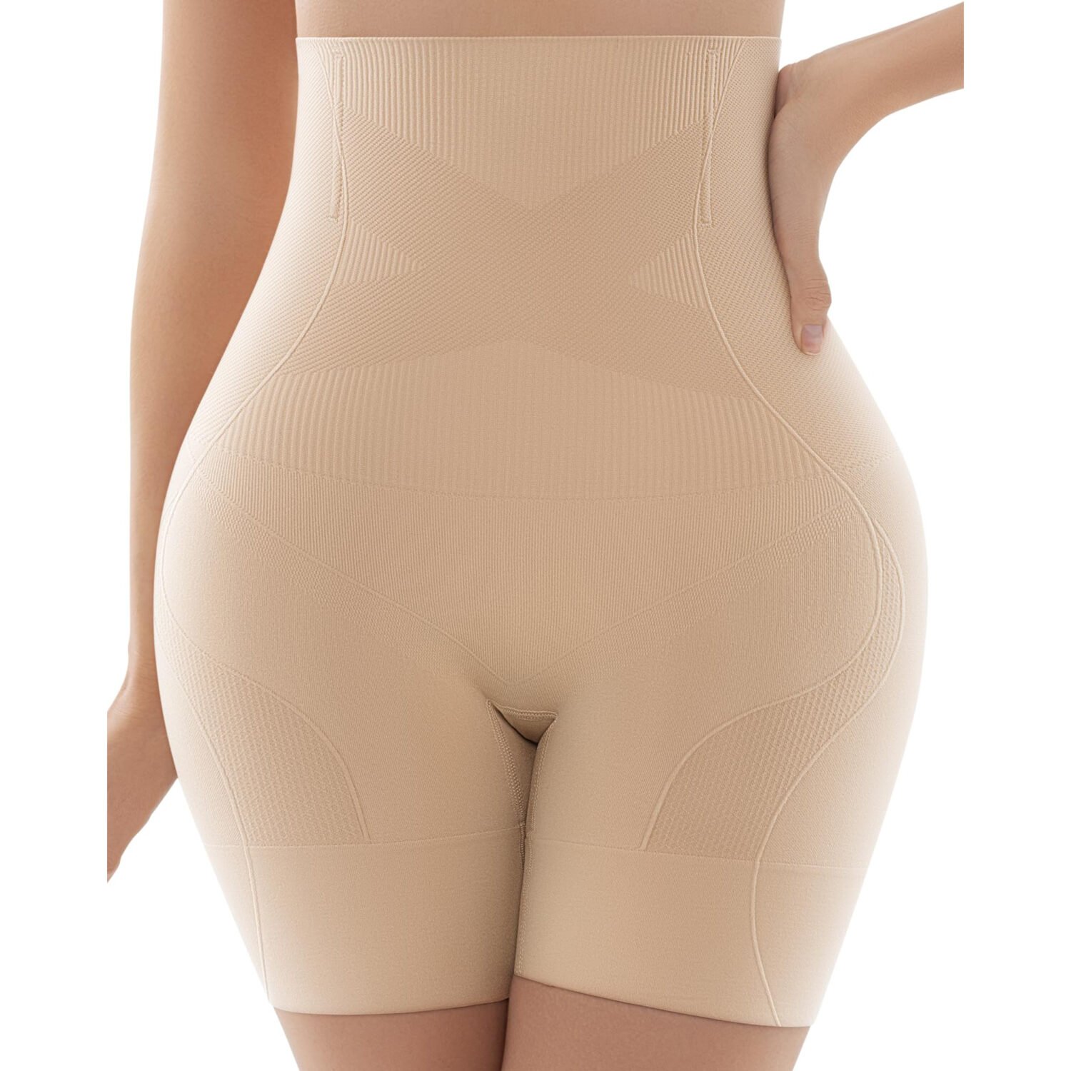 813RbfcIe5L Shapewear for Women Tummy Control High Waisted Body Shaper Shorts Butt Lifting Thigh Slimmer Shapewear Under Dress