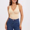 81Fr2rNvsGL Shapewear Tummy Control Tank Tops for Women Compression Camisole Tanks V-Neck Cami Shirts Top