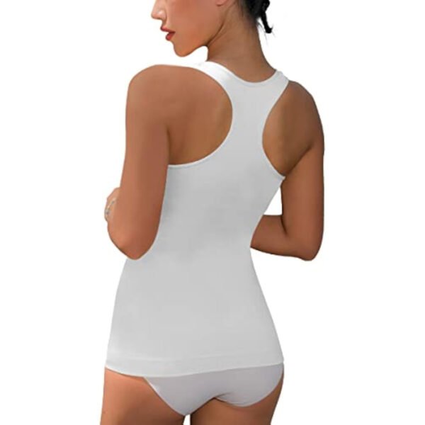 Women Tummy Control Shapewear Tank Tops - Seamless Compression Racerback Vest Body shaper Tank Top